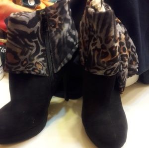 Short Tie scarf Booties